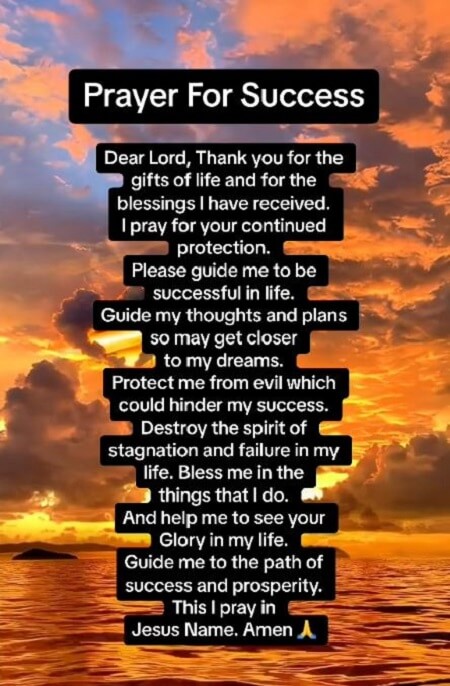 Most Powerful Prayer for Success in life